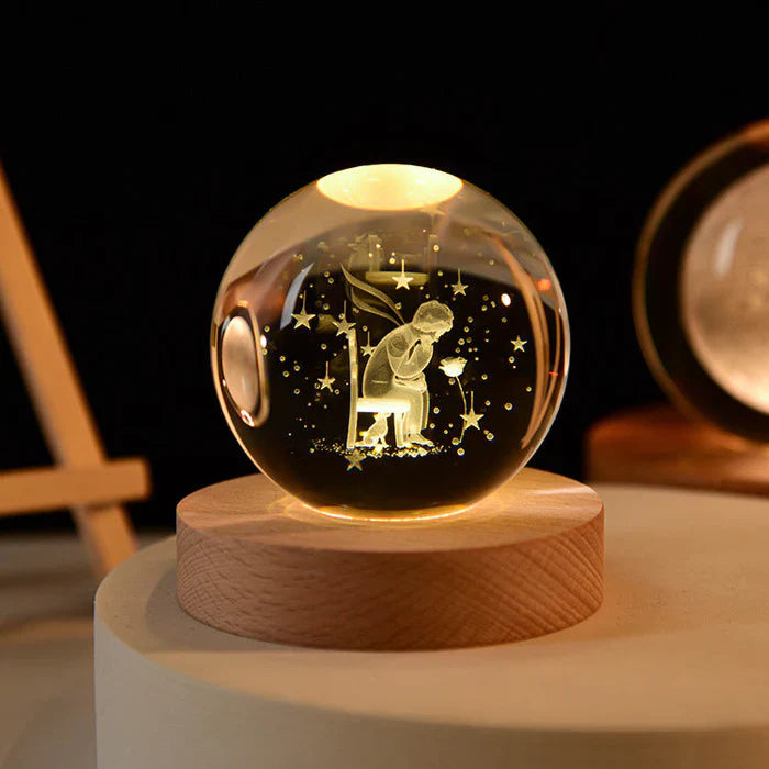 Luminous Moon Crystal Ball