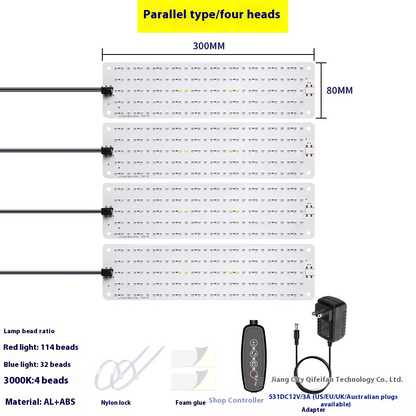 Led Quantum Plant Light Panel For Growth And Colour Promotion - With Adjustable Light Mode