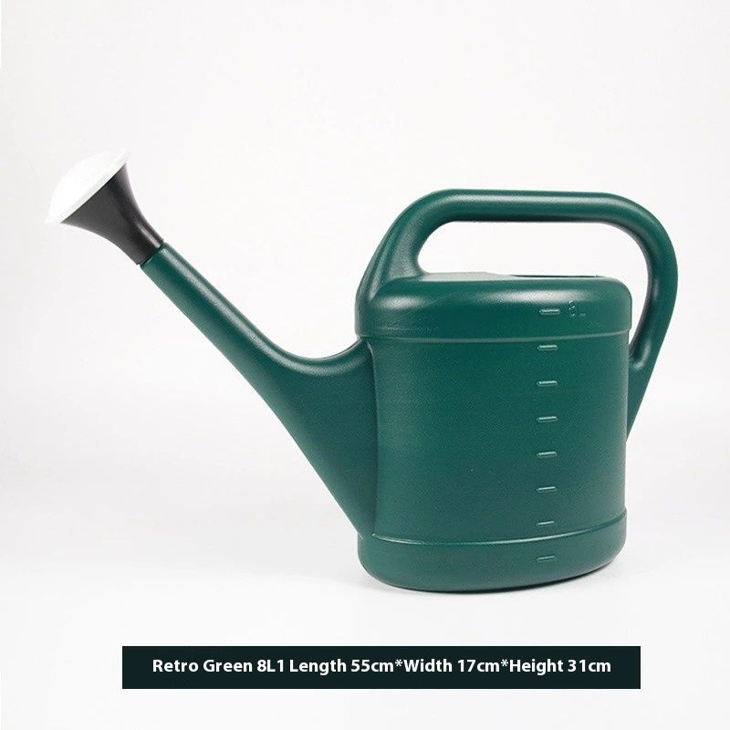 Large - Volume Watering Can with Long Spout - Plastic for Garden Maintenance