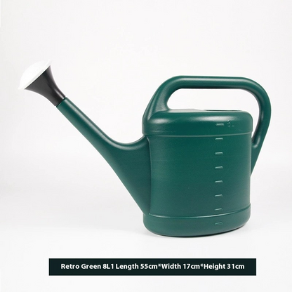 Large - Volume Watering Can with Long Spout - Plastic for Garden Maintenance