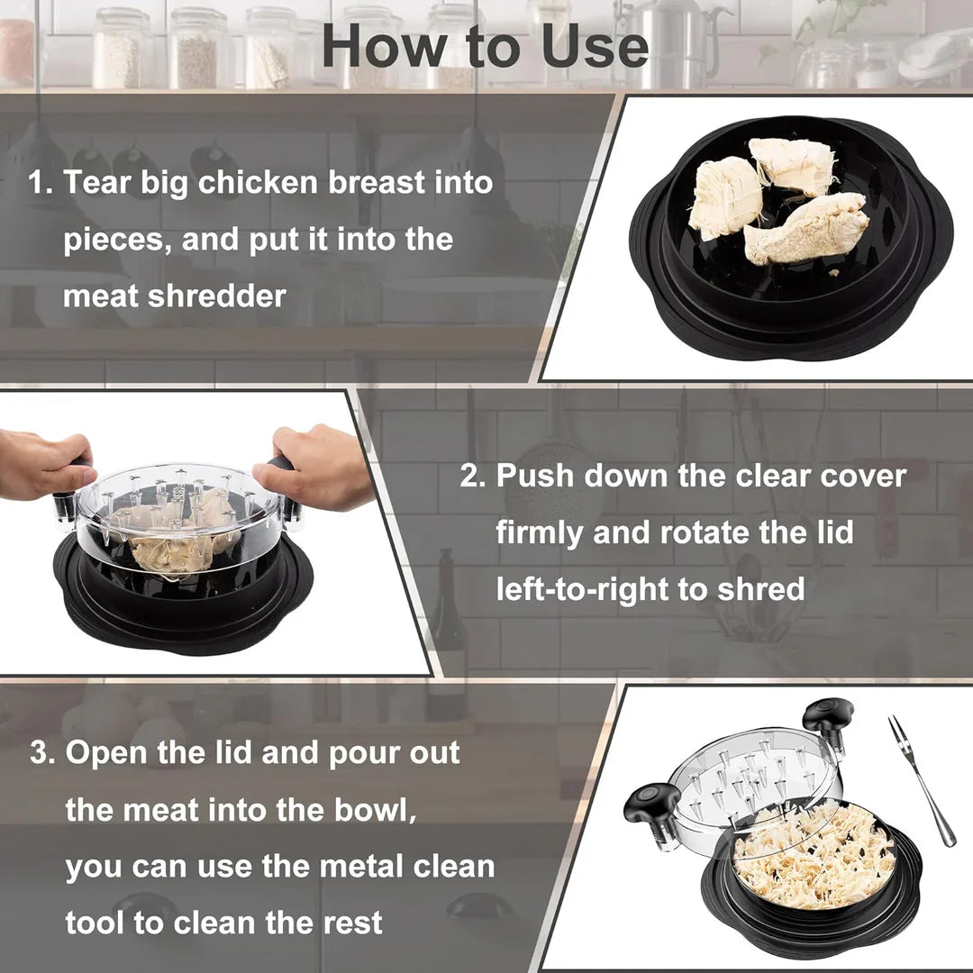 Ergonomic Chicken Shredder