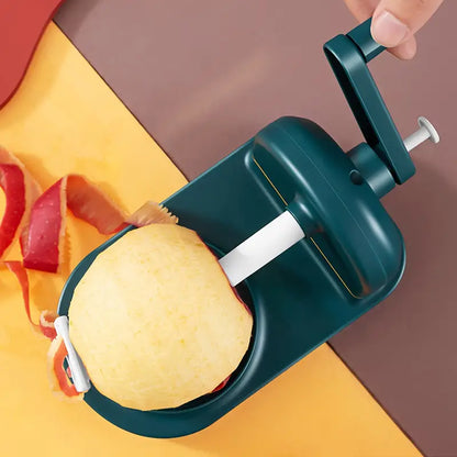 Simple Vegetable And Fruit Peeler With Hand Crank - For Effortless Peeling