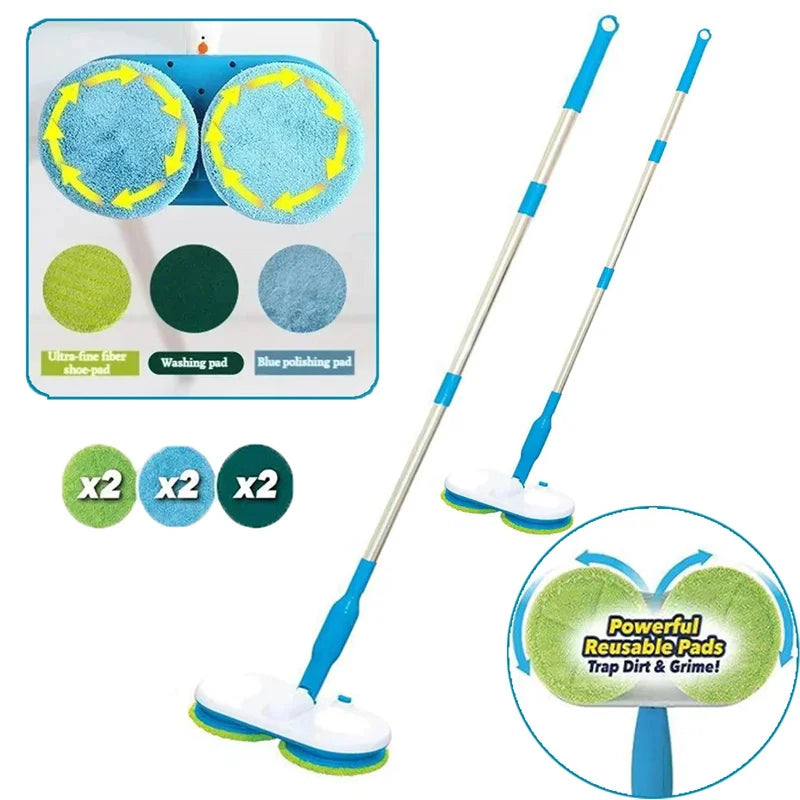 Cordless Electric Mop With Reusable Pads