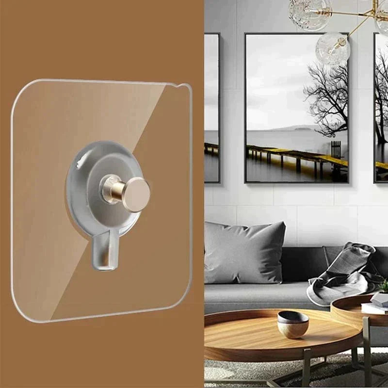 Self - Adhesive Wall Hooks with Thread | for a Secure Hold and Versatile Use