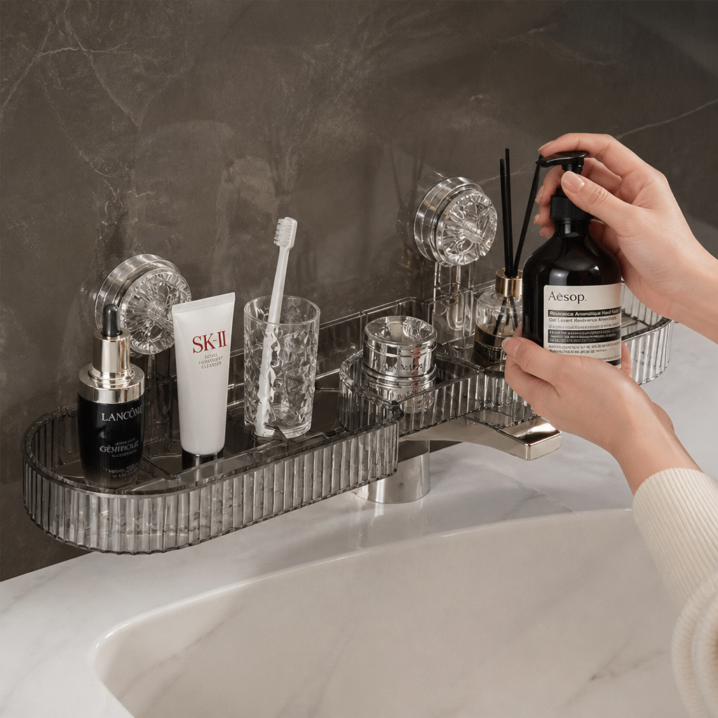 Suction Cup Sink Shelf