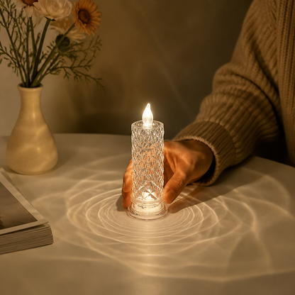 LED Crystal Candle Light