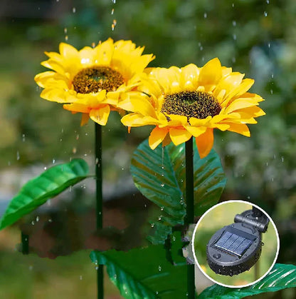 Waterproof Solar Sunflower Lamp for Garden & Patio