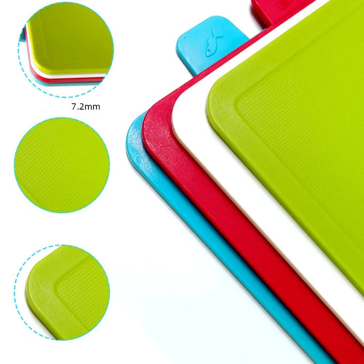 Cutting Board Set ( 4 - Piece ) with Practical Holder