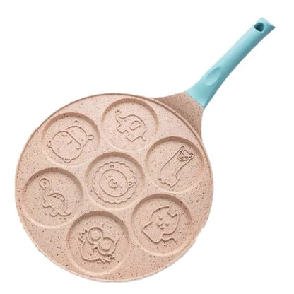 Breakfast Frying Pan For Children - Fun Pancake & Fried Egg Moulds