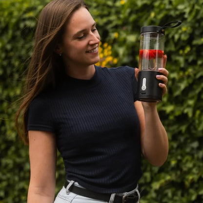 Portable Smoothie Maker With 6 Powerful Blades - Compact Blender For On The Go