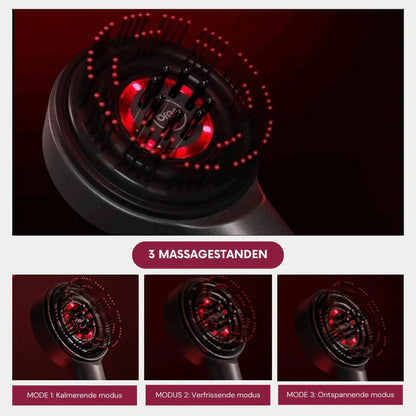 Electric Scalp Massager With Led Light Therapy