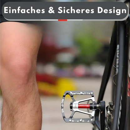 Robust Light Metal Bicycle Pedals With Non - Slip Grip