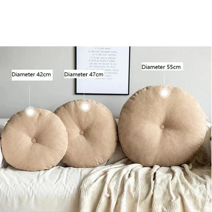 Round Meditation and Yoga Cushion - Comfortable Floor Cushion for Relaxation & Comfort