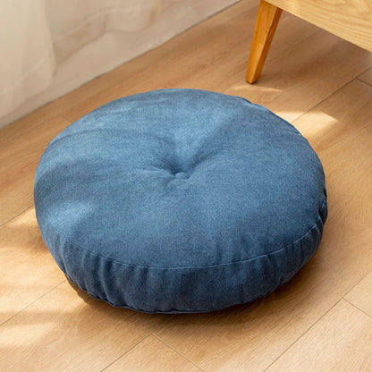 Round Meditation and Yoga Cushion - Comfortable Floor Cushion for Relaxation & Comfort