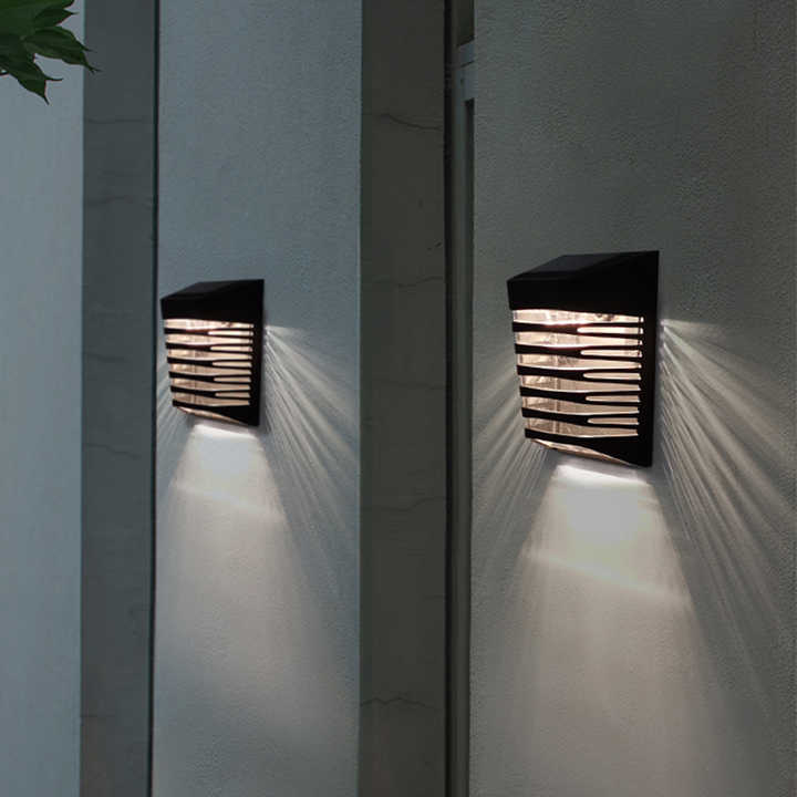 Solar Led Garden Wall Lamp - Solar - Powered Outdoor Lighting For Patio And Garden