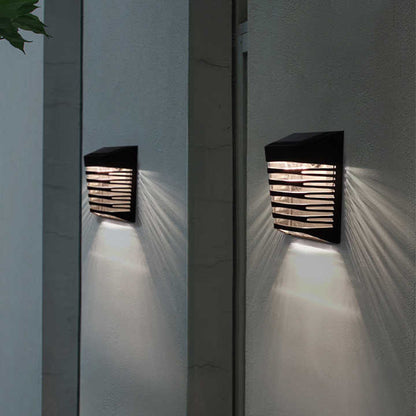 Solar Led Garden Wall Lamp - Solar - Powered Outdoor Lighting For Patio And Garden