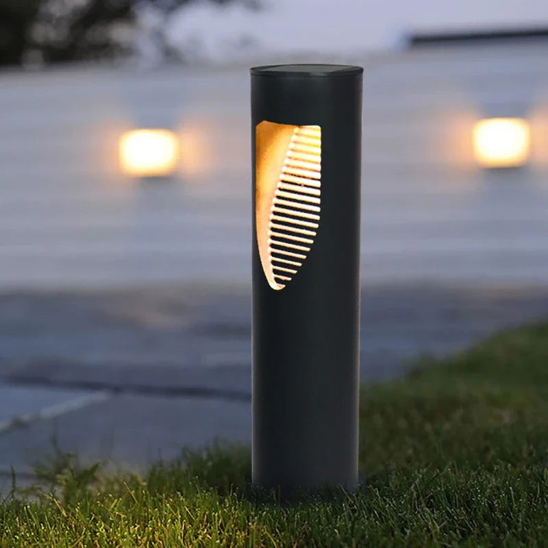 Modern Solar Garden Lamp - LED Outdoor Lighting With Stylish Design For Patio & Garden