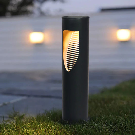 Modern Solar Garden Lamp - LED Outdoor Lighting With Stylish Design For Patio & Garden