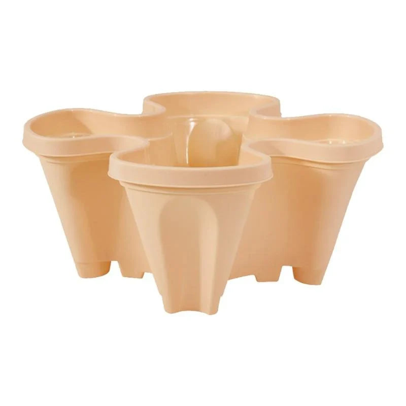Space - Saving Stackable Plant Pots - Vertical Planting System with Castors
