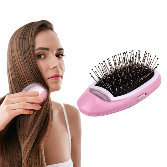 Ion Hairbrush - Antistatic Electric Brush For Smooth & Healthy Hair