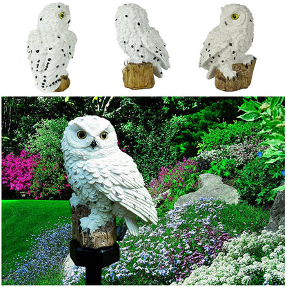 Solar Garden Light Owl - Led Outdoor Light For Garden Patio And Balcony  Weatherproof
