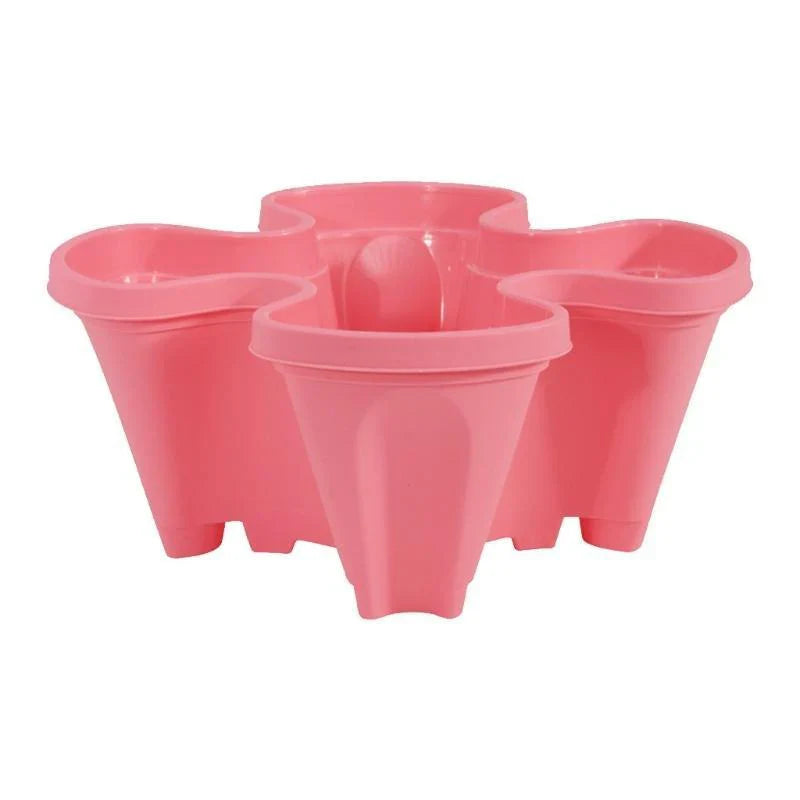 Space - Saving Stackable Plant Pots - Vertical Planting System with Castors