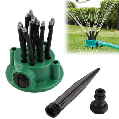 12 - In-1 Garden Irrigation System - Adjustable Sprinkler with 360 - Degree Irrigation