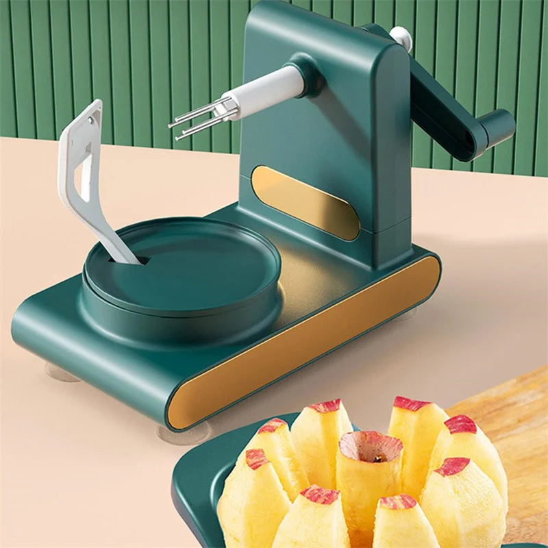 Simple Vegetable And Fruit Peeler With Hand Crank - For Effortless Peeling