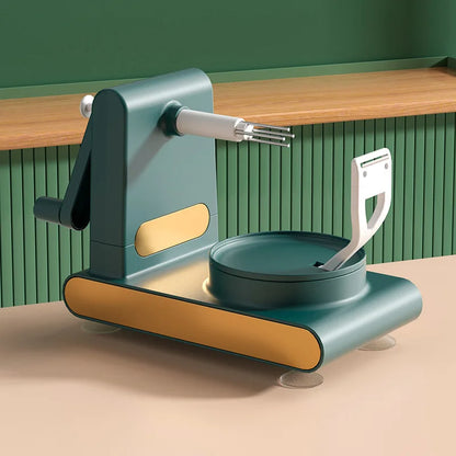 Simple Vegetable And Fruit Peeler With Hand Crank - For Effortless Peeling