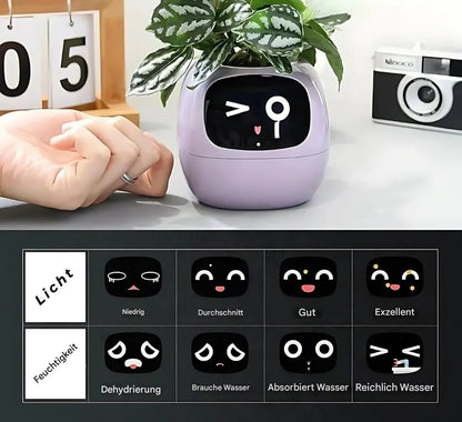 Automatic Smart Flower Pot with Watering System and Led Lights