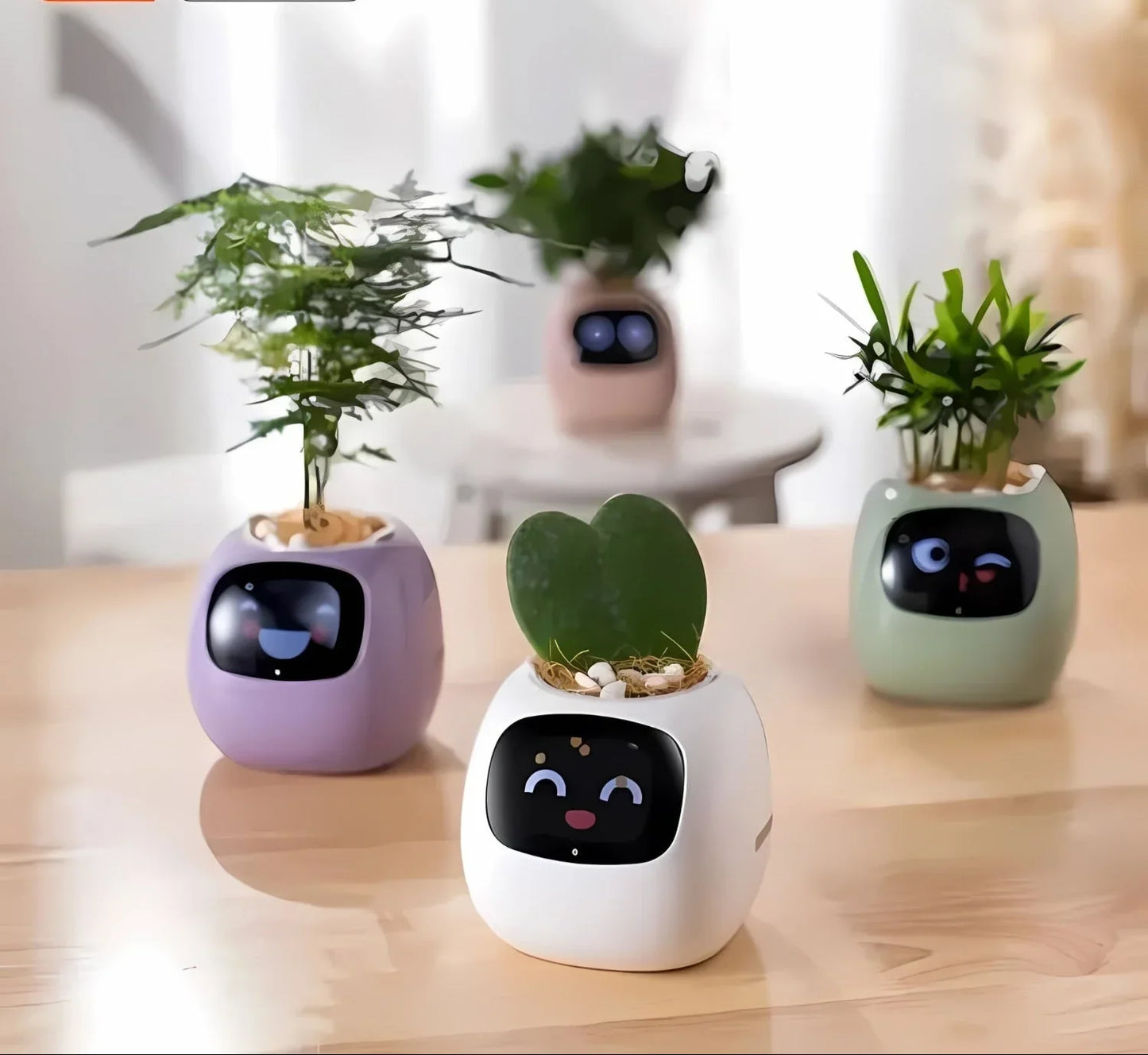 Automatic Smart Flower Pot with Watering System and Led Lights
