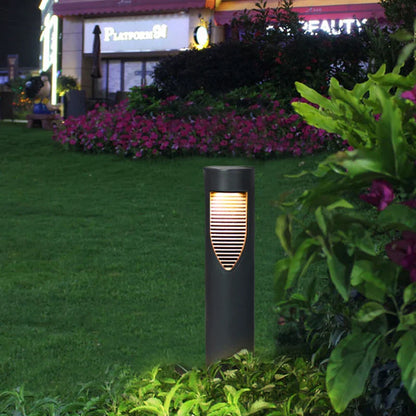 Modern Solar Garden Lamp - LED Outdoor Lighting With Stylish Design For Patio & Garden