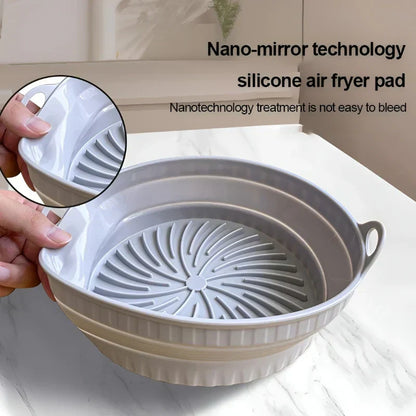 Heat - Resistant Silicone Insert For Hot Air Fryers with Non - Stick Coating