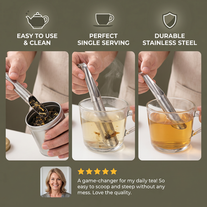 Practical and Handy Teaspoon Strainer