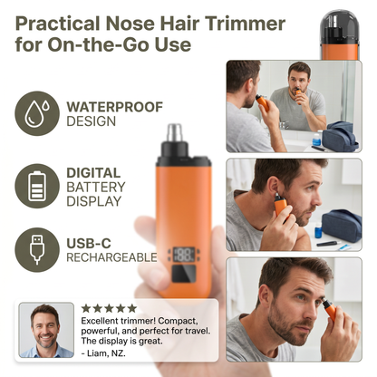 Practical Nose Hair Trimmer for On-the-Go Use