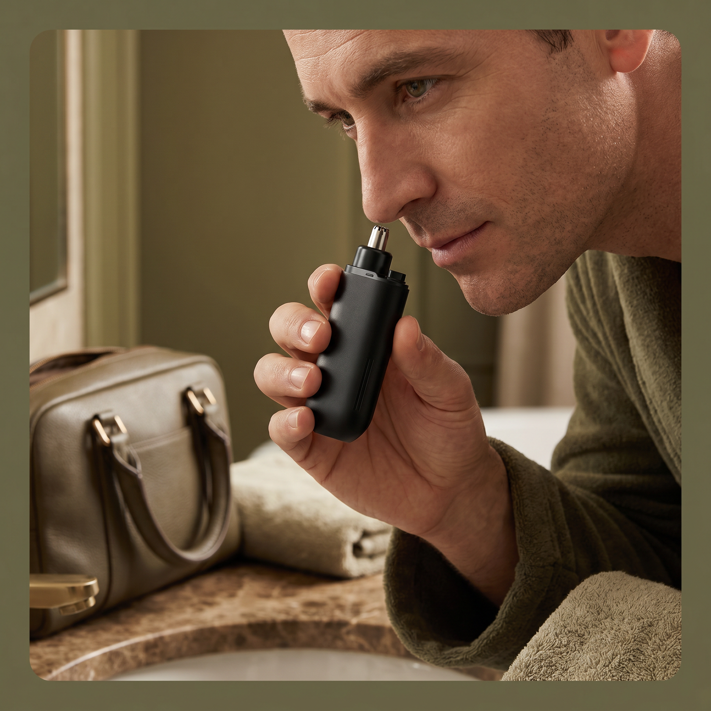 Practical Nose Hair Trimmer for On-the-Go Use