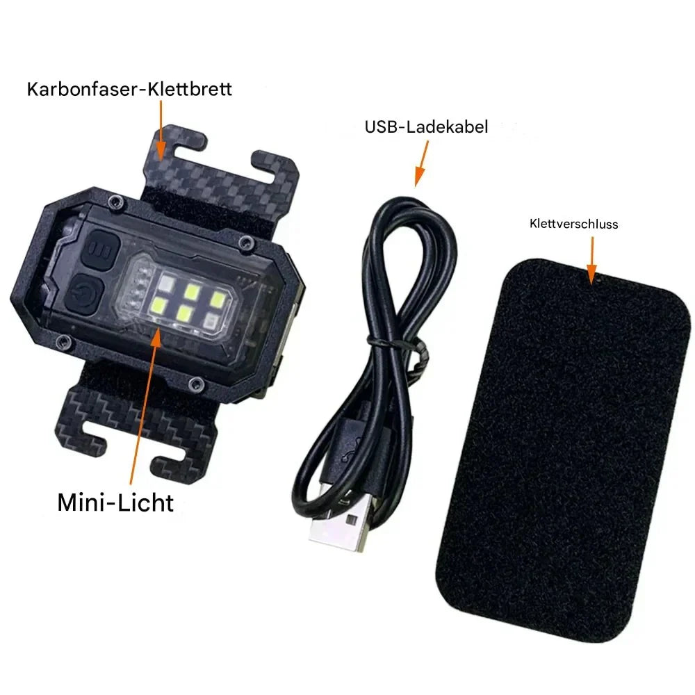 Magnetic Led Torch With Carrying Holder - Hands - Free Work Light For Outdoor And Repairs