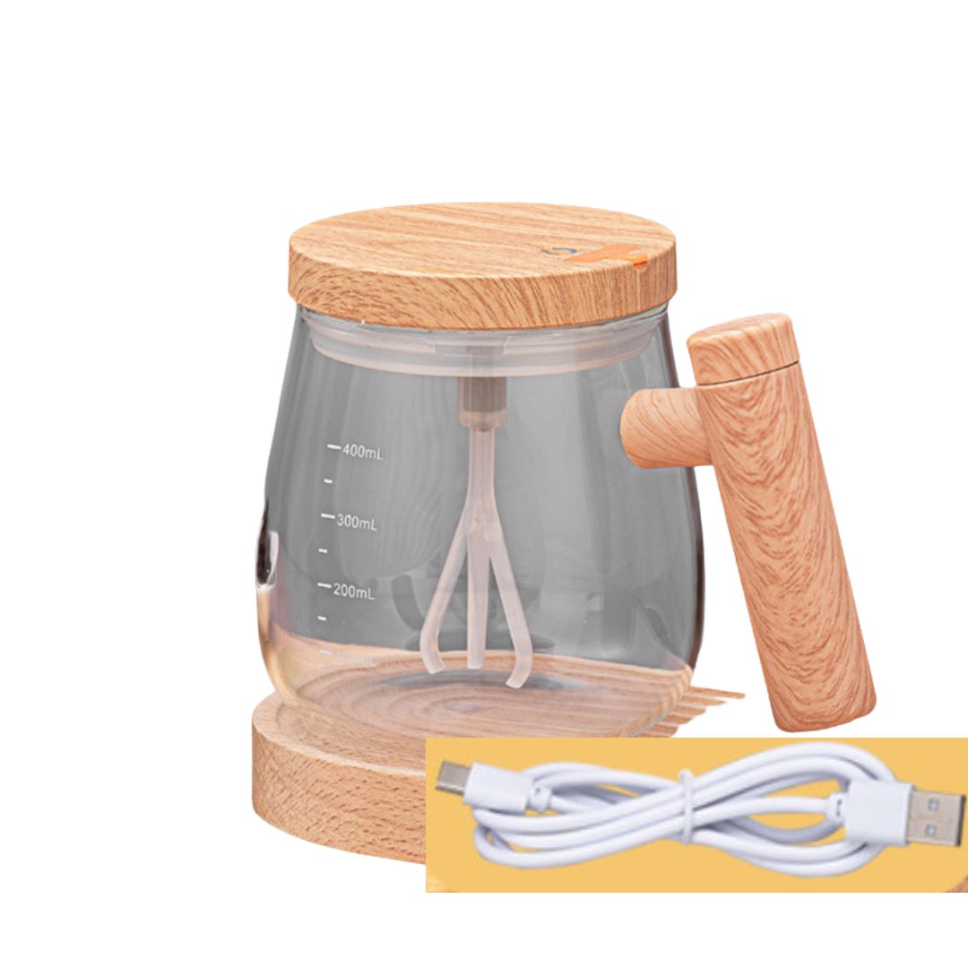 2-in-1 Wooden Mixing Cup