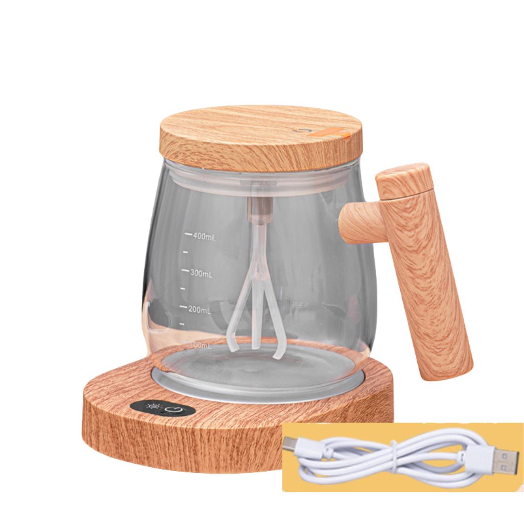 2-in-1 Wooden Mixing Cup