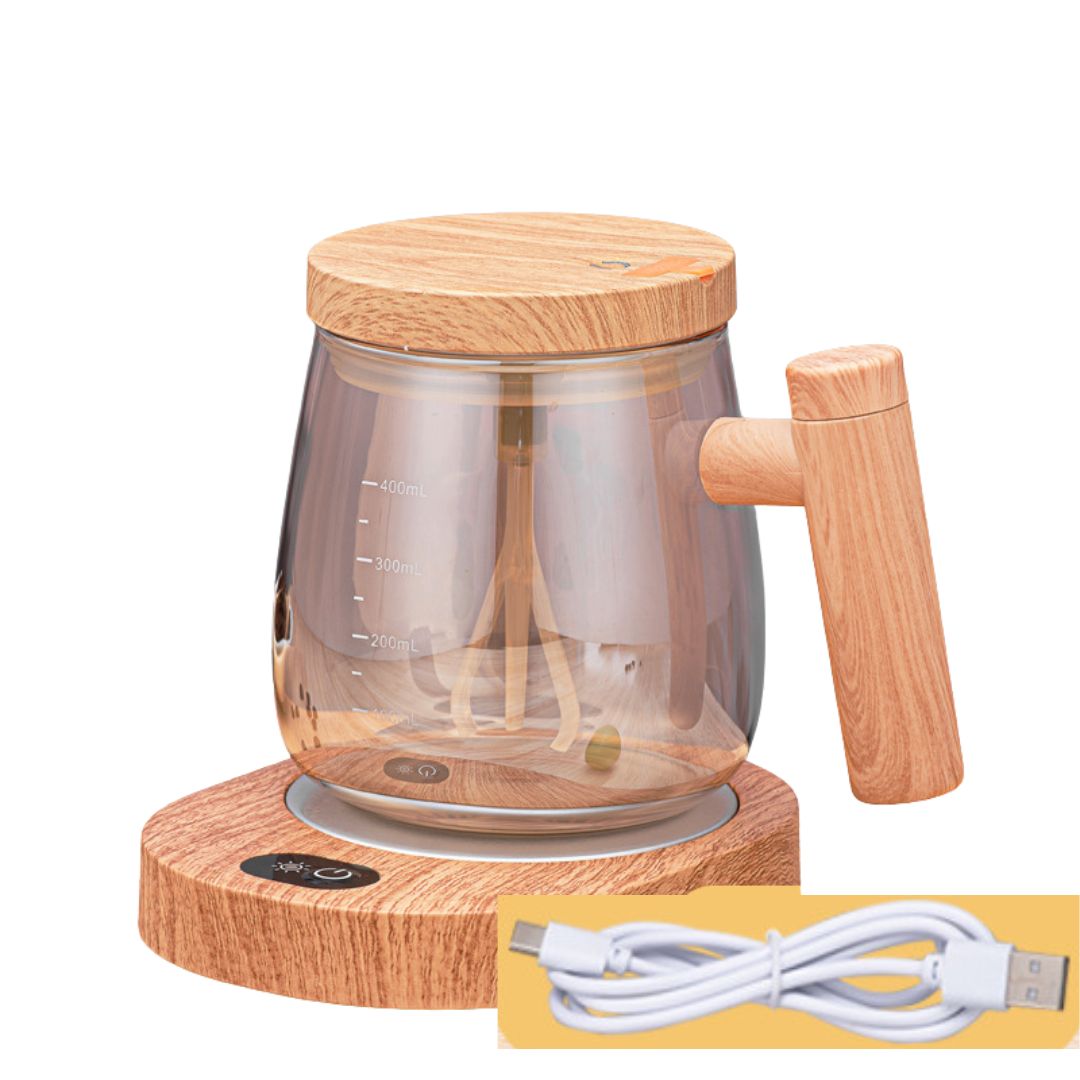 2-in-1 Wooden Mixing Cup