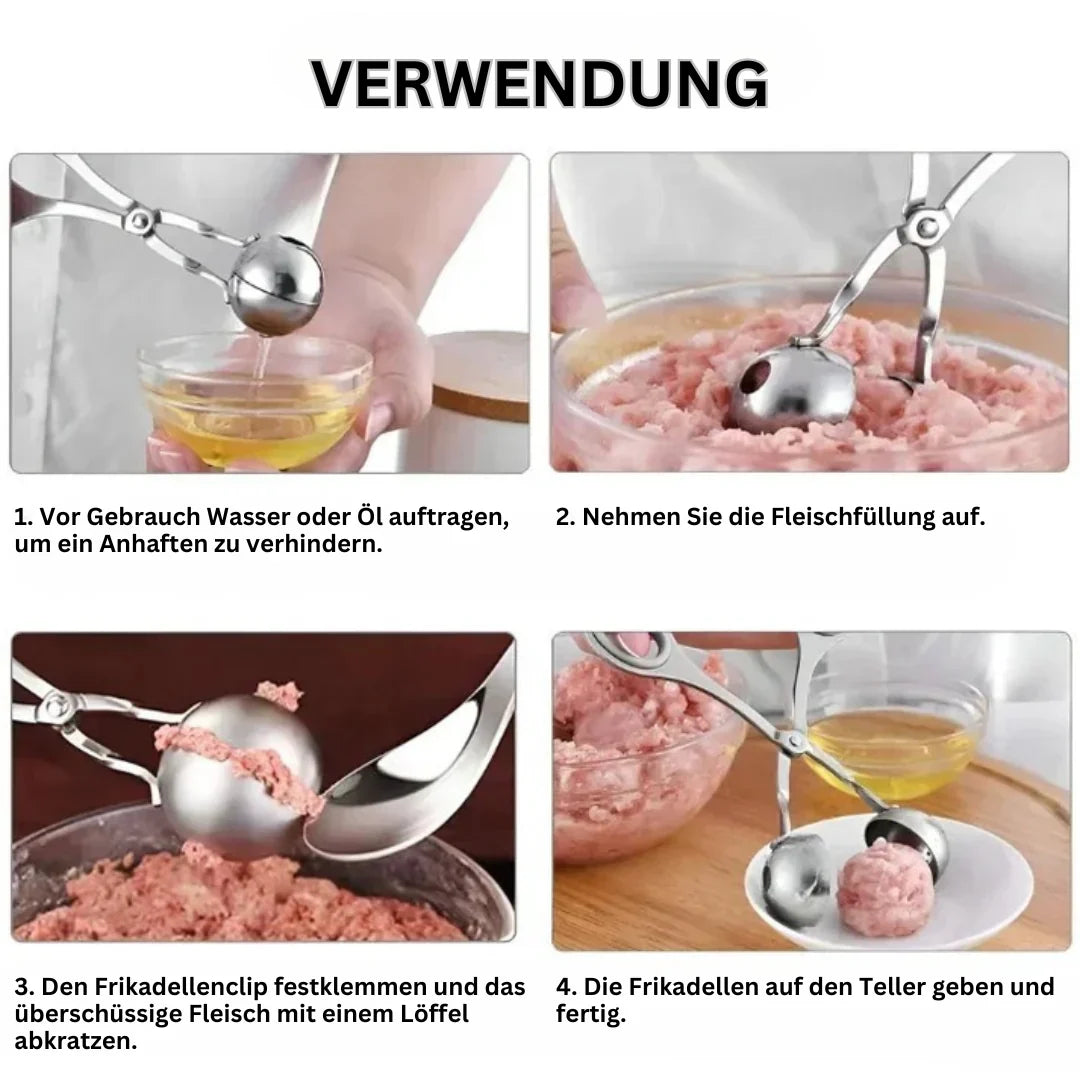Stainless Steel Meatball Shaper - Meatball Tongs for Perfect Meatballs