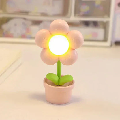 Cute Flower Night Lamp for Children - Led Table Lamp in Flower Design for the Children 's Room