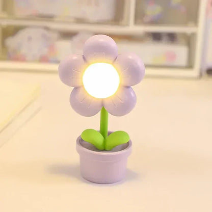 Cute Flower Night Lamp for Children - Led Table Lamp in Flower Design for the Children 's Room