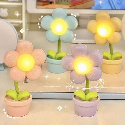 Cute Flower Night Lamp for Children - Led Table Lamp in Flower Design for the Children 's Room