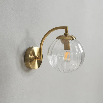 Elegant Wall Light With Glass Design