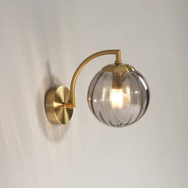 Elegant Wall Light With Glass Design