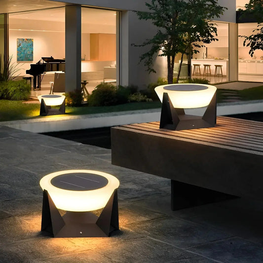Modern LED Pedestal Light For Outdoor Use