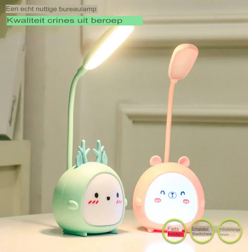 Eye-friendly Children's Reading Lamp With Usb Night Light