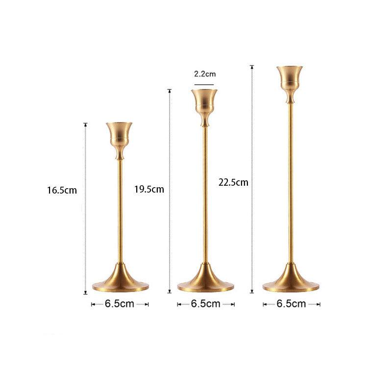 Premium Golden Candlelight Holder