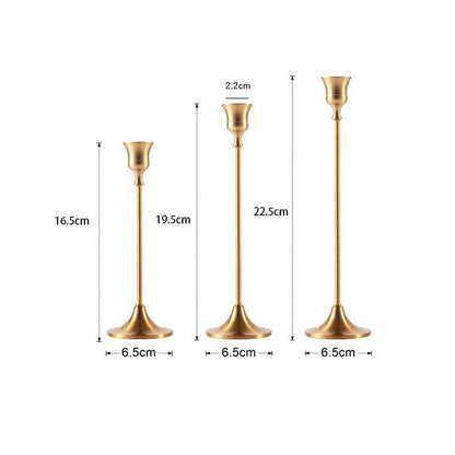Premium Golden Candlelight Holder